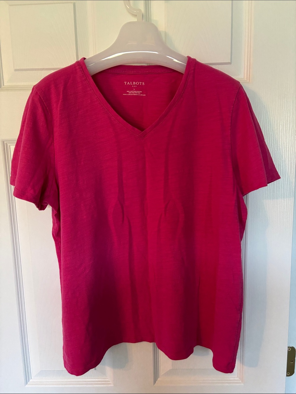 Talbots Short Sleeve V-Neck Tee